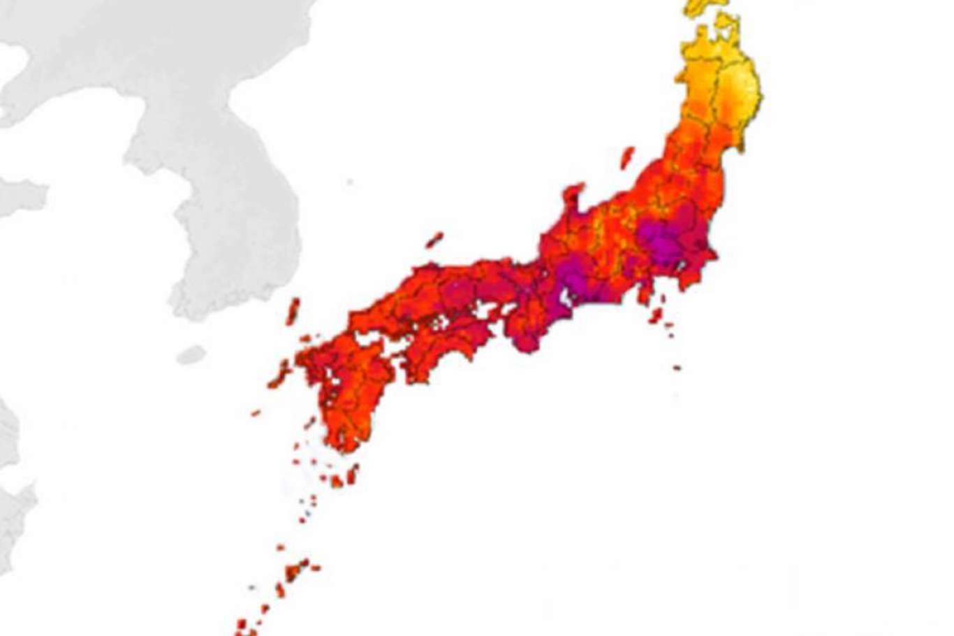 Japonya'da sıcak hava dalgası etkili oluyor Japonya'da sıcak hava dalgası etkili oluyor